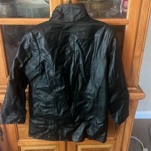 A junior leather coat - Picture 3 of 5